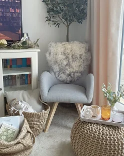 Pele De Ovelha Branca E Cinzenta Uluru