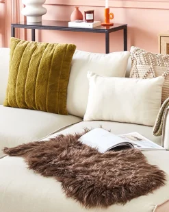 Pele De Ovelha Castanho Escuro Uluru