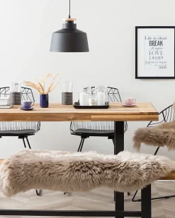 Pele De Ovelha Castanho Uluru