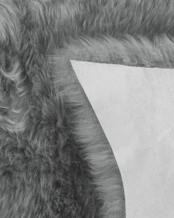 Pele De Ovelha Cinzento Claro Uluru