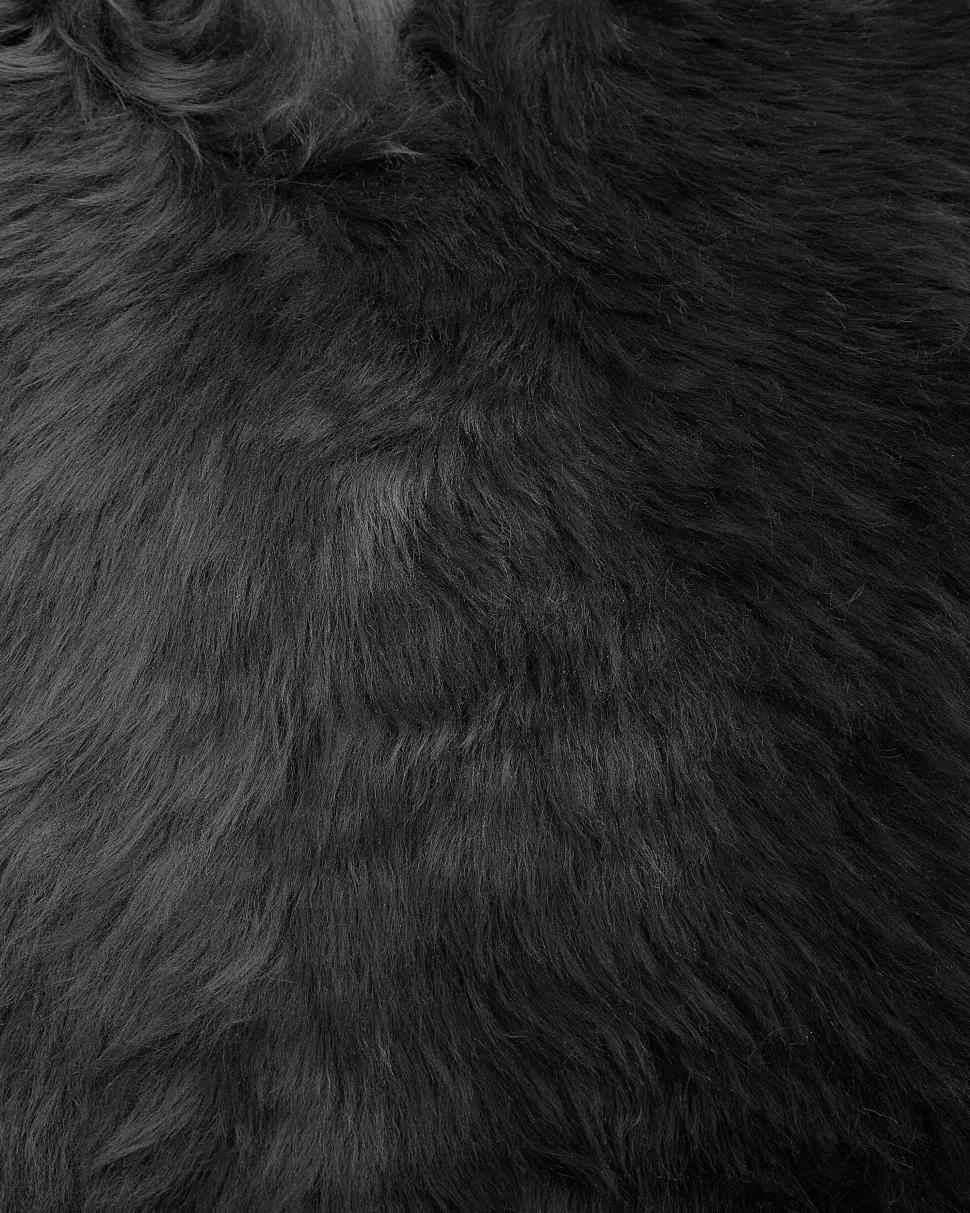 Pele De Ovelha Preto Uluru