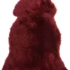 Pele De Ovelha Vermelho Escuro Uluru