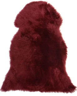 Pele De Ovelha Vermelho Escuro Uluru