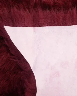 Pele De Ovelha Vermelho Escuro Uluru