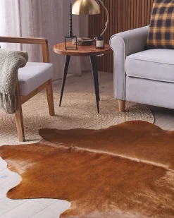 Pele De Vaca Em Castanho Dourado 3-4 M² Nasqu