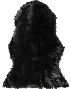 Pele Sintetica De Ovelha Preta Mungo