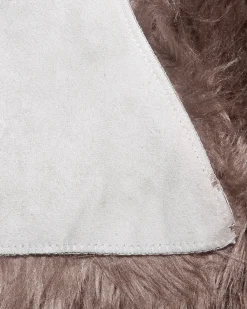 Pele Sintetica De Ovelha Castanha Mungo