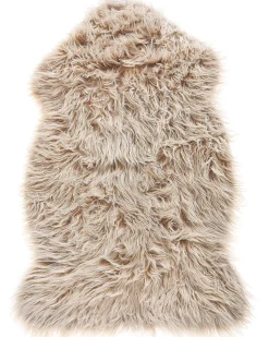 Pele Sintetica De Ovelha Creme Mungo