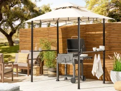 Pergula De Jardim Creme 240 X 148 Cm Naro