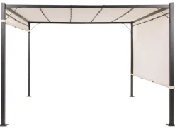 Pergula De Jardim Led Creme 310 X 310 Cm Parga