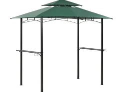 Pergula De Jardim Verde Escura 240 X 148 Cm Naro