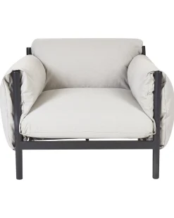 Poltrona De Jardim Em Aluminio Cinzento Claro Esperia