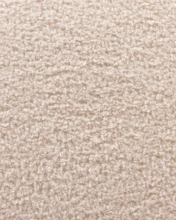 Poltrona Em Tecido Boucle Creme Davik