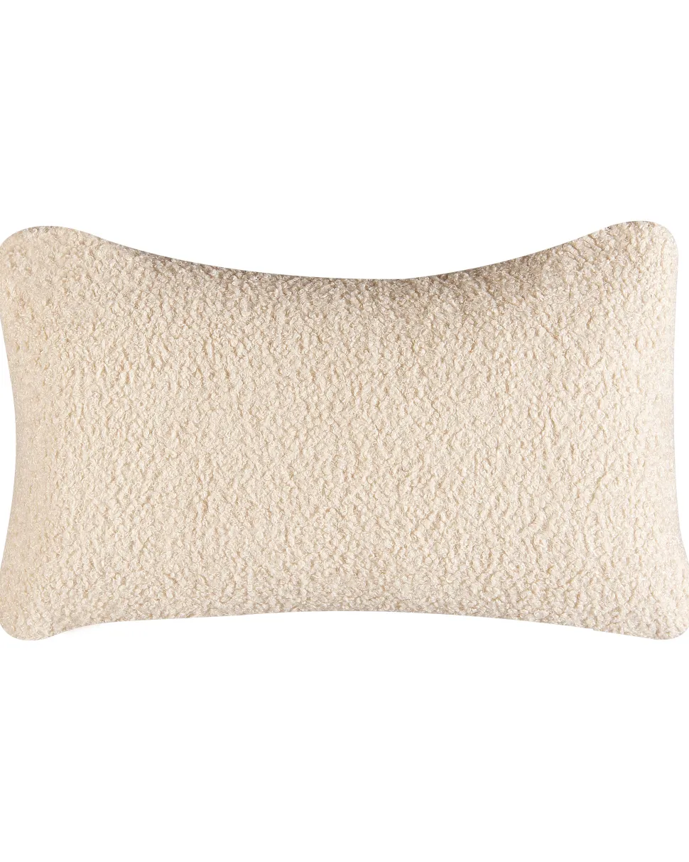 Poltrona Em Tecido Boucle Creme Otsby