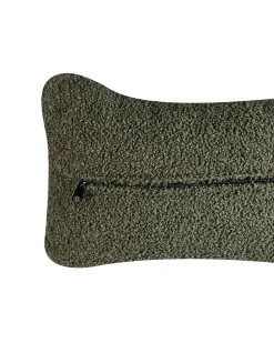 Poltrona Em Tecido Boucle Verde Escuro Otsby