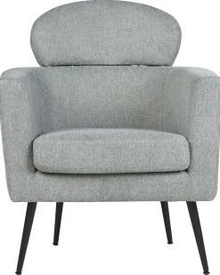 Poltrona Em Tecido Cinzento Soby