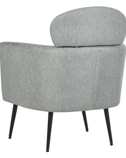 Poltrona Em Tecido Cinzento Soby