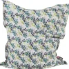 Pufe Almofada Com Padrao De Flores Multicolor 140 X 180 Cm Fuzzy