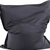 Pufe Almofada Preto 140 X 180 Cm Fuzzy