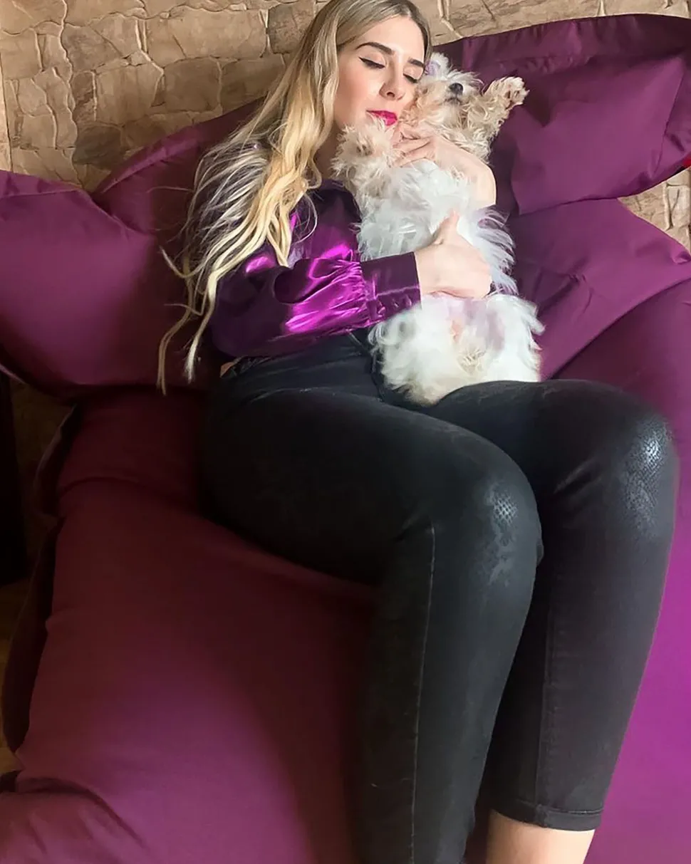 Pufe Almofada Purpura 140 X 180 Cm Fuzzy