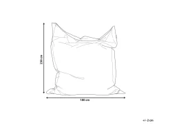 Pufe Almofada Xxl Amarelo 180 X 230 Cm Fuzzy