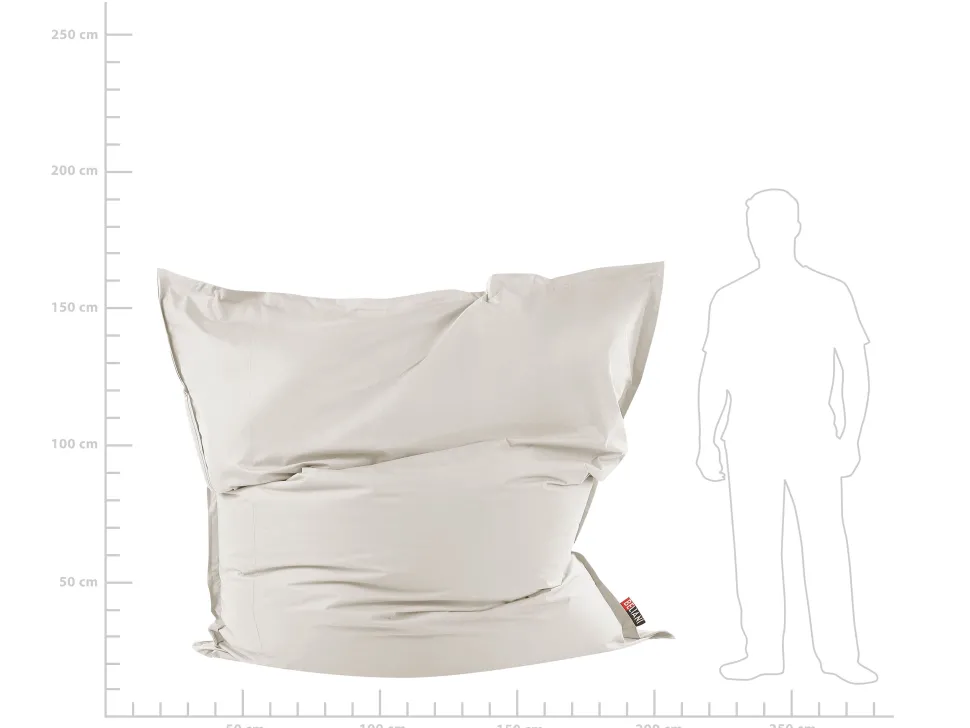 Pufe Almofada Xxl Creme 180 X 230 Cm Fuzzy