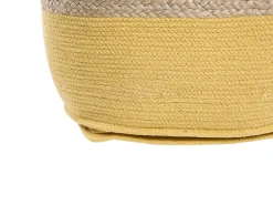 Pufe Amarelo 44 X 44 Cm Kirama