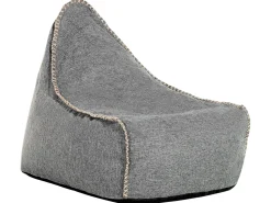 Pufe Poltrona Cinzento Linen Drop