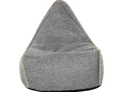 Pufe Poltrona Cinzento Linen Drop