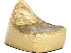 Pufe Poltrona Dourado Drop