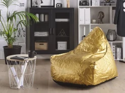 Pufe Poltrona Dourado Drop