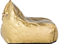 Pufe Poltrona Dourado Drop