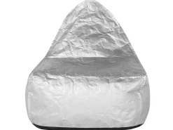 Pufe Poltrona Prateado Drop