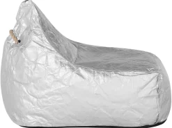 Pufe Poltrona Prateado Drop