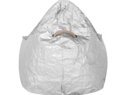 Pufe Poltrona Prateado Drop