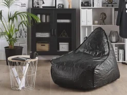 Pufe Poltrona Preto Drop