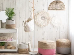 Pufe Rosa 44 X 44 Cm Kirama