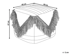 Pufe Rosa 40 X 44 Cm Kochi