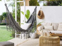 Rede De Jardim Em Algodao Cinzento Rocca