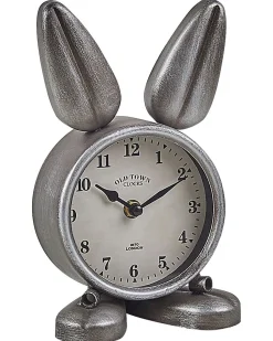 Relogio De Mesa Prateado 24 Cm Thusis