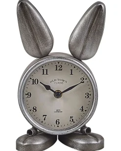 Relogio De Mesa Prateado 24 Cm Thusis