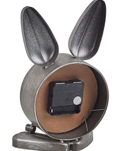 Relogio De Mesa Prateado 24 Cm Thusis