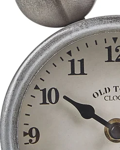 Relogio De Mesa Prateado 24 Cm Thusis