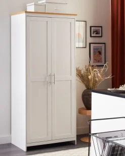 Roupeiro Com 2 Portas Branco 180 Cm Sellin