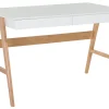 Secretaria Branca Com 2 Gavetas 120 X 70 Cm Sheslay