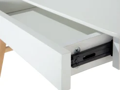 Secretaria Branca Com 2 Gavetas 120 X 70 Cm Sheslay