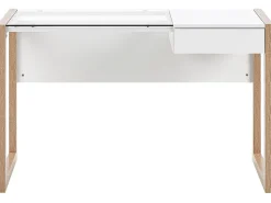 Secretaria Branca E Castanha Clara Com 1 Gaveta 120 X 60 Cm Jenks