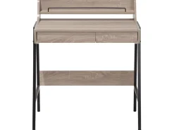 Secretaria Castanha Clara Com 2 Gavetas 73 X 48 Cm Broxton