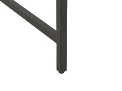 Secretaria Castanha Clara E Preta Com 2 Gavetas 120 X 60 Cm Jena