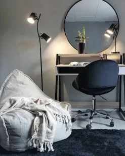 Secretaria Castanha Clara Com 1 Gaveta 100 X 50 Cm Calvin